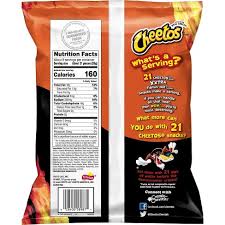 Log in to add to cart. Calories In Cheetos Flamin Hot