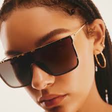 NIGHTFALL REMIXED Women's Shield Flat Top Sunglasses