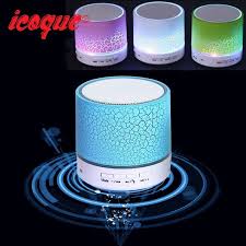 Us 5 99 Icoque Smart Wireless Portable Bluetooth Speaker Led Light With Microphone Outdoor Blue Bluetooth Speakers Portable Usb Speakers Bluetooth Speaker