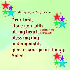 Children Short Prayers With Images Thank You Lord For This Day Night Kids Prayers For Children Short Prayers For Children Short Prayers