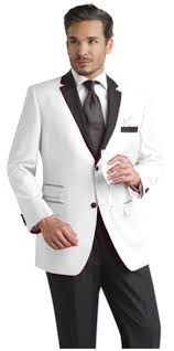The top button is easy to button, and the lower button might be buttoned if you want to fluff the jacket. White Two Toned 2 Button Style Notch Party Boys And Men Suit