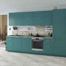Petite Cuisine Optimisee Jusqu Au Plafond Leroy Merlin En 2020 Cuisine De Petit Appartement Merlin Deco Maison