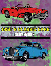 Electric trolley car on railroad. 1950 S Classic Cars Coloring Book Car Coloring Books Colors Osam 9798698405054 Amazon Com Books