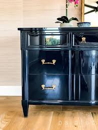 High Gloss Paint Finish With Fine Paints Of Europe Painted Furniture High Gloss Furniture High Gloss Paint Spray Paint Furniture