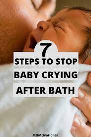 It's supposed to be a warm, soothing ritual. Why Does My Baby Cry After A Bath 7 Steps To Stop A Meltdown Momtivational Baby Crying Baby Bath Baby Olivia