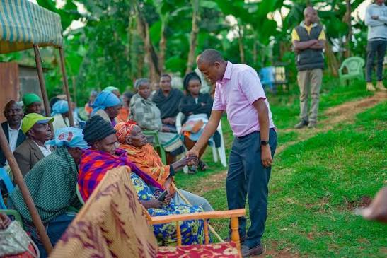 Leadership, to me, means staying close to the people, listening with an  open heart, and serving with humility. True leadership is founded on  respect, genuine connection, and walking side by side with