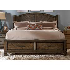 modern country storage bed ベッドルーム 床