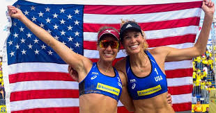 Beach volleyball was a demonstration sport at the 1992 summer olympics in barcelona, at which sinjin smith and randy stoklos won the men's tournament, and karolyn kirby and nancy reno won the women's. Tokyo Olympics From Alexandra Klineman To Kelly Claes The Hottest Women Of Beach Volleyball Meaww