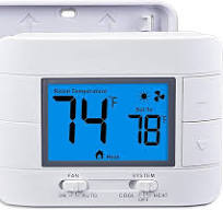 Non-Programmable Thermostats for House, Single-Stage 1 Heat/ 1 Cool, Simple  Thermostat
