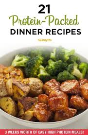 21 Protein Packed Dinner Recipes Protein Dinner Recipes High Protein Recipes Dinner Easy High Protein Meals