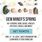 Gem Miner’s Spring Gem, Bead & Jewelry Show
