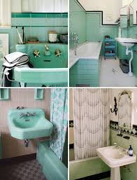 mint green bathrooms. door sixteen