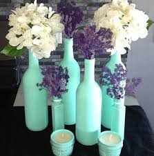 Nos Suggestions Pour Realiser Un Vase Soliflore Original Et Pas Cher Archzine Fr Decor Couleur Menthe Decorations Turquoises Table Mariage Vert D Eau