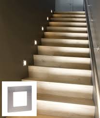 Easy To Install Low Level Recessed Marker Lights Ideal For Stairs Mains Voltage