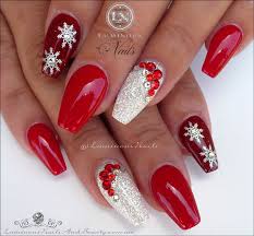 From squoval to stiletto, coffin to almond ❤ what manicure requirements will be in 2019 and what types of nail 25 amazing stiletto tip nail designs that you'll love; Luminous Nails Red White Christmas Nails Acrylic Gel Nails Xmas Nails Christmas Nail Art Designs Christmas Nails Acrylic