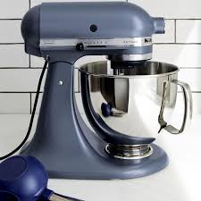 kitchenaid, artisan steel blue stand