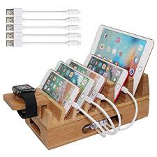 Maybe you would like to learn more about one of these? Bamboo Charging Station Organizer For Multiple Devices Wood Desktop Docking Charging Stand Such As Cell Phone Tablets Phone Case And Watch Stand Pezin Hulin No Usb Charger Pricepulse
