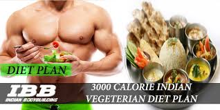 3000 calorie indian vegetarian diet for hard gainers ibb