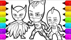 The costume turns out to be pajamas again, and the characters are ordinary children. Pj Masks Coloring Pages How To Draw Catboy Gekko And Owlette Youtube