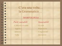 Pertanto, nella lezione seguente vedremo nel dettaglio le parti del discorso a cui appartengono gli elementi di una frase che bisogna individuare quando svolgiamo analisi grammaticale. Grammatica Morfologia Del Verbo