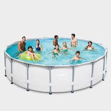 Frame Pool Prime Rund Elite 427 X 107 Cm Mit Dem Frame Pool Prime Elite Erhalten Sie Ein Hochwertiges Und Langlebiges Sc Oberirdische Pools Pool Im Garten Pool