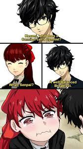 You Cant Make These Kinds Of Jokes With A Smug Face Like That Joker Churchofkasumi Persona 5 Anime Persona 5 Joker Persona 5 Memes