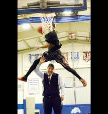 Valley Journal: Above and Beyond: Slam dunk star inspires students