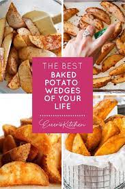 Seasoned Baked Potato Wedges Recipe Potato Wedges Baked Potato Wedges Best Baked Potato