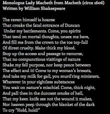 Lady Macbeth From Macbeth Written By William Shakespeare Lady Macbeth Lady Macbeth Monologue Macbeth
