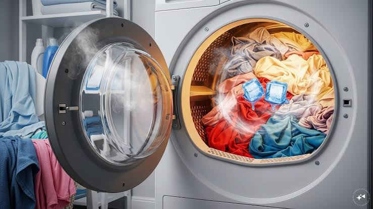 Washing Machine Hacks: वॉशिंग मशीन के ड्रायर में कपड़े के साथ डालें आईस क्यूब, चौंका देगा रिजल्ट! - News18 हिंदी