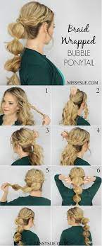 14 Bold Unique Hairstyle Tutorials You Can Do At Home Hair Styles Long Hair Styles Bubble Ponytail