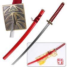 Maybe you would like to learn more about one of these? Free Shipping Replica Abarai Renji Sword Bleach Anime Katana Zabimaru Steel Blade Red Scabbard Cosplay Props Decorative Prop Shaft Cosplay Propsprop Dummies Aliexpress