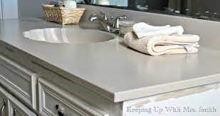 Countertop resin will ensure lasting results. Loading Bathroom Countertops Painting Bathroom Countertops Rustoleum Countertop