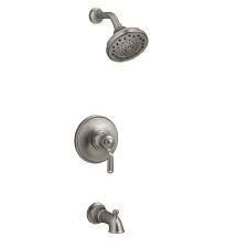 Kallista inigo shower set in brushed nickel inigo fixed wall bracket, brushed nickel requires an additional wall supply elbow and shower hose to be purchased to make it working New Kohler Maxton R22478 4e Bn Bath Shower Set Vibrant Brushed Nickel Finish Showers Bathtubs Parts Uniforce Shower Heads Combos