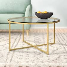 Glass tables bring an airy feel to the dining area. Mistana 2 Piece Round Glass Coffee Table Set Reviews