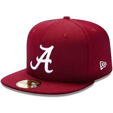 New Era Alabama Crimson Tide Crimson 59fifty Fitted Hat Fitted Hats Alabama Crimson Tide Hats For Men
