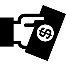 Word vorlagen kostenlos geldscheine : Dollar Geldschein Auf Einer Hand Kostenlose Handel Icons