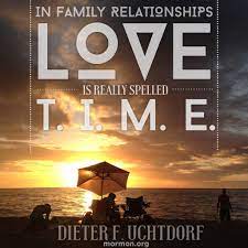 For the first time, area seventy releases are announced prior to general conference. Love Is Spelled T I M E