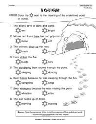 A Follow Up Vocabulary Worksheet To The Award Winning Picture Book Bear Snores On By Karm Award Winning Picture Books Vocabulary Worksheets How To Stop Snoring