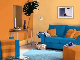 Exploring Paintings Looking At Warm And Cool Colours Blue And Orange Living Room Hallway Colour Schemes Living Room Orange