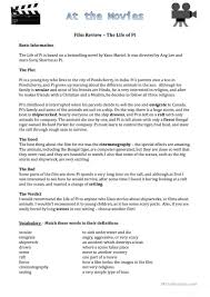 Movies Worksheet Worksheets Movies Life