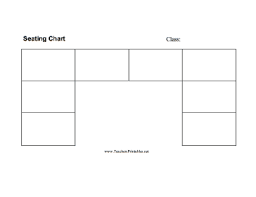 Seating Chart U Shape