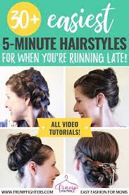 30 Simple Easy Hairstyles For Moms Using Wet Hair Step By Step Videos Easy Fashion For Moms Wet Hair Step By Step Hairstyles Damp Hair Styles