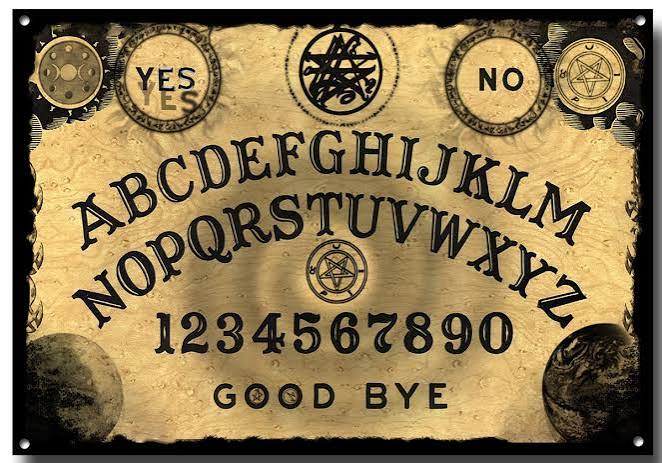 OUIJA BOARD METAL SIGN, GHOSTS, SCARY, DECOR, WALL ART,RETRO,UNIQUE,TATTOO  | eBay