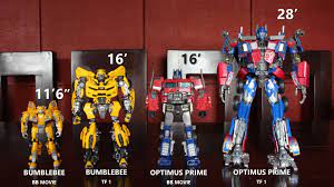 Optimus Prime And Bumblebee Bayverse Vs Knightverse Size Comparison Optimus Prime Bumble Bee Optimus