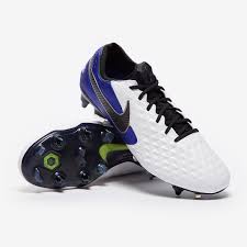Nike Tiempo Legend Viii Elite Sg Pro Anti Clog White Black Hyper Royal Metallic Silver Mens