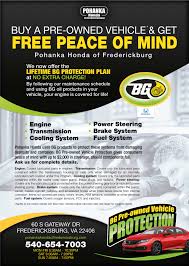 Have a look at the keystone cars of fredericksburg, va cars for sale. Lifetime Bg Protection Plan Pohanka Honda Of Fredericksburg