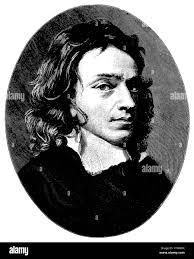 John milton portrait Black and White Stock Photos & Images