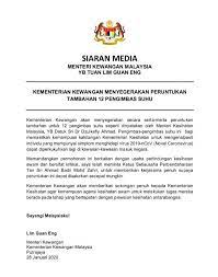 Kementerian keuangan republik indonesia yang banyak disebut kemenkeu merupakan kementerian negara di lingkungan pemerintah indonesia yang membidangi urusan keuangan dan kekayaan negara, kementerian keuangan berkedudukan di bawah dan bertanggungjawab kepada presiden. Siaran Media Kementerian Kewangan Mofmalaysia Menyegerakan Peruntukan Bagi Menambah 12 Lagi Alat Pengimbas Suhu Untuk Pintu Masuk Antarabangsa Jabatan Penerangan Malaysia