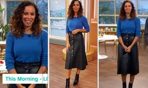 See more of rochelle humes on facebook. Rochelle Humes This Morning Wears Leather Skirt Instagram Star Flaunts Legs Express Co Uk